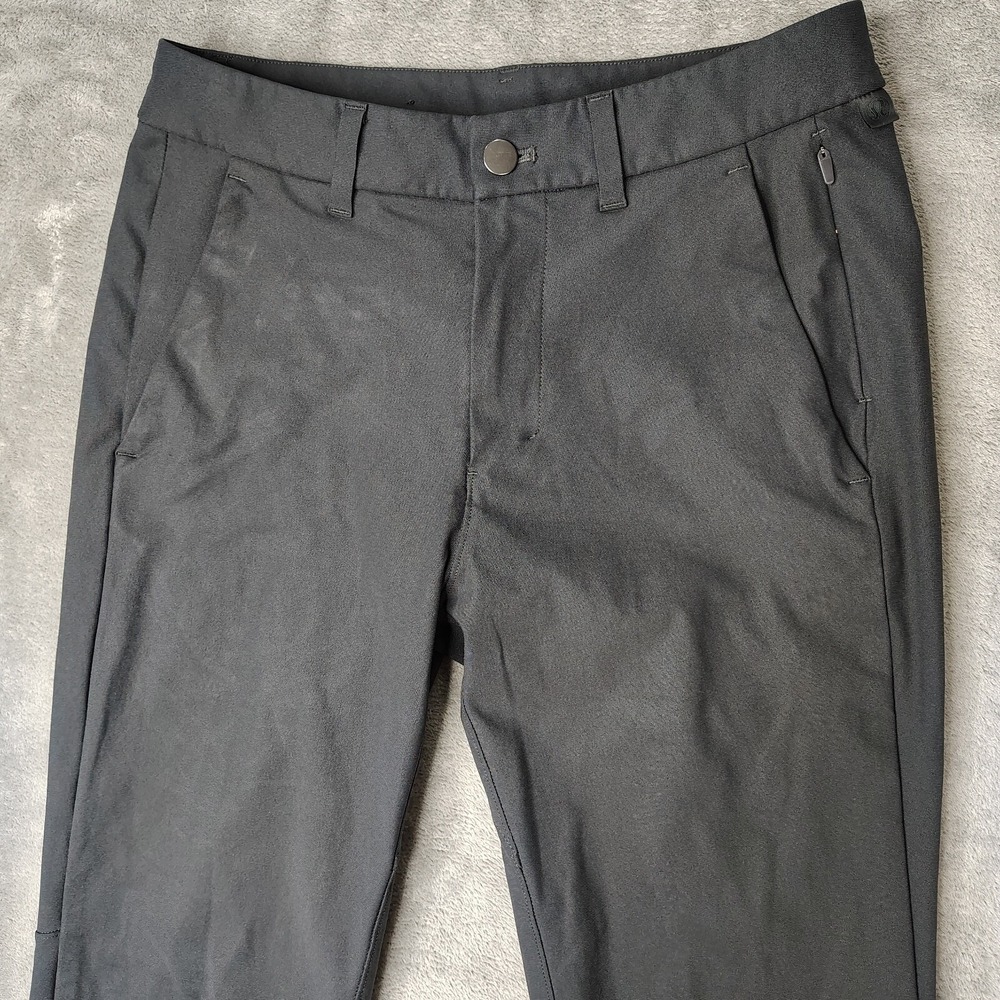 Lululemon ABC‎ Pants Mens 28x31 Gray Slim Fit Warpstreme Preppy Stretch Casual